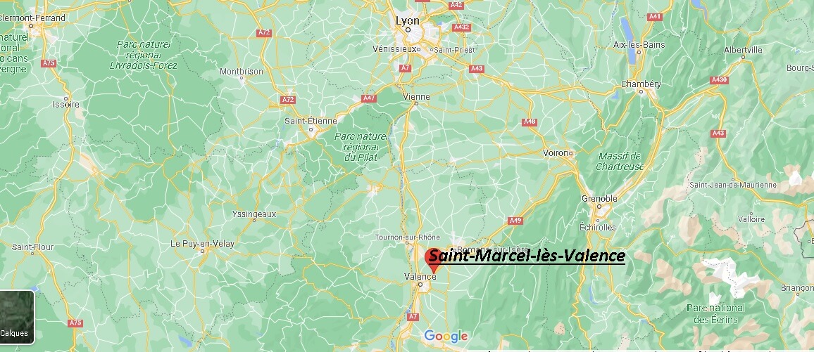 Où se trouve Saint-Marcel-lès-Valence
