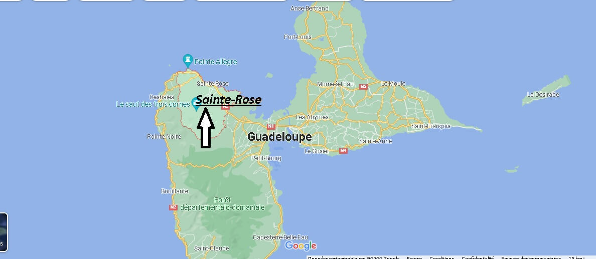 Où se trouve Sainte-Rose