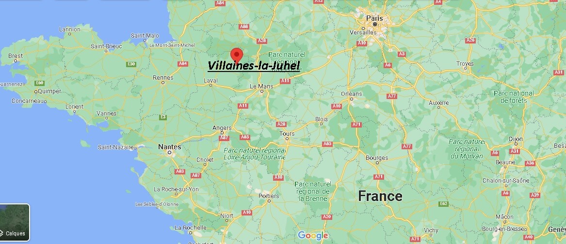 Où se trouve Villaines-la-Juhel