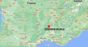 Où se trouve Villeneuve-de-Berg