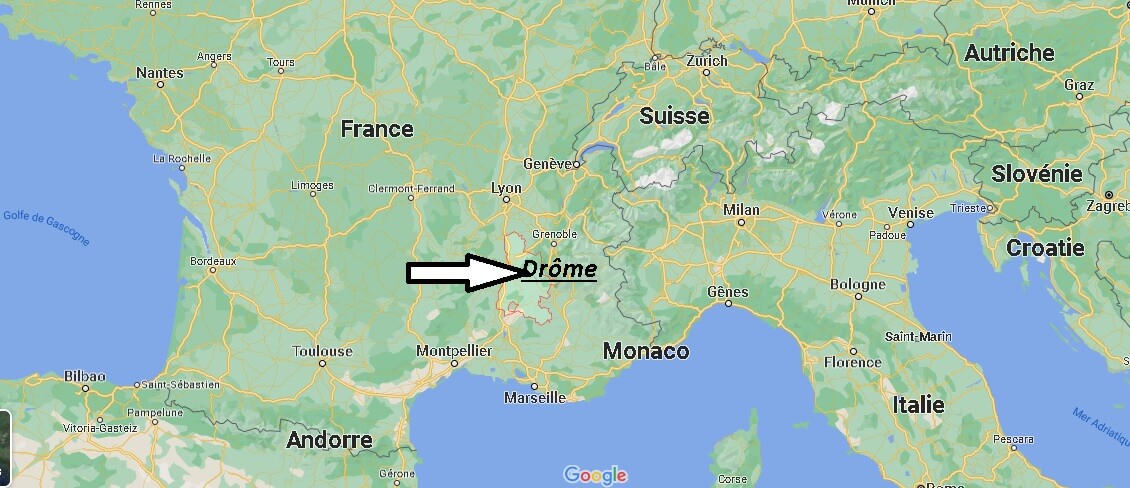 Où se trouve la Drôme