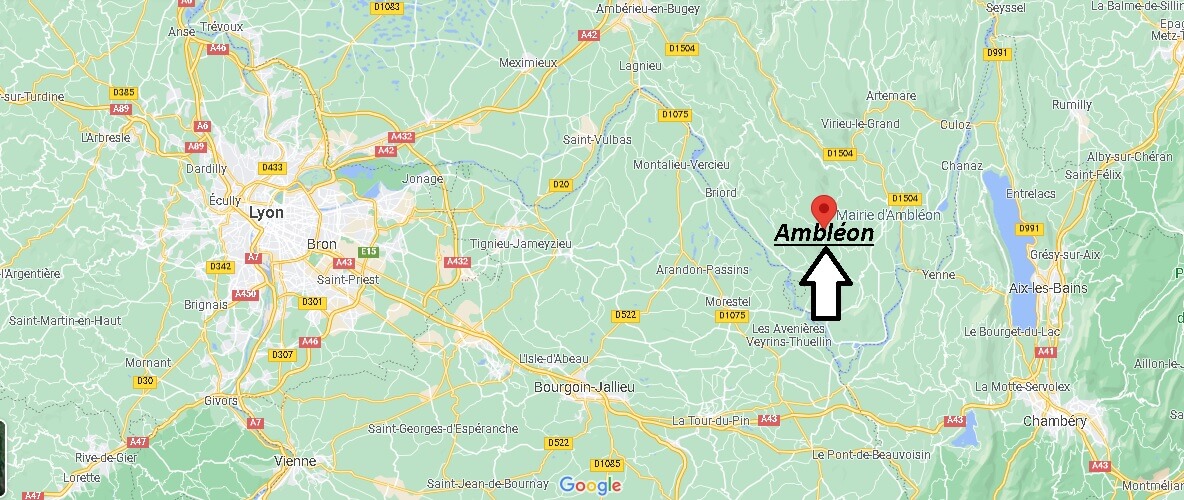Dans quelle région se trouve Ambléon