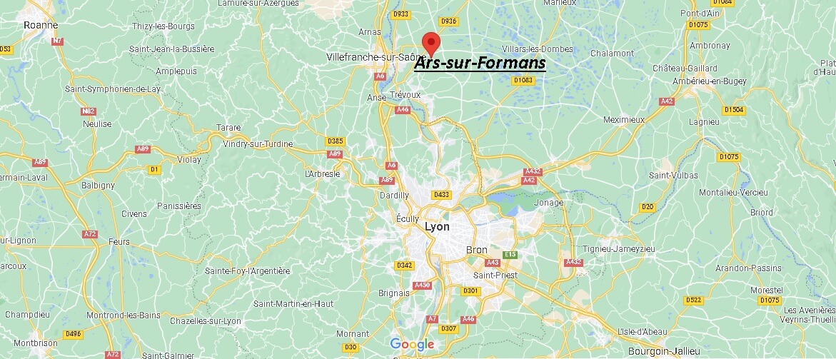 Dans quelle région se trouve Ars-sur-Formans
