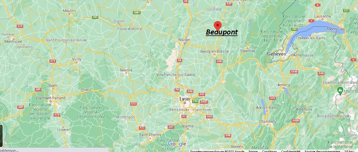 Dans quelle région se trouve Beaupont