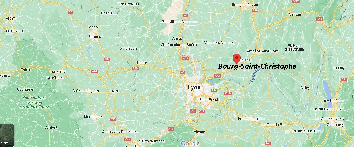 Dans quelle région se trouve Bourg-Saint-Christophe