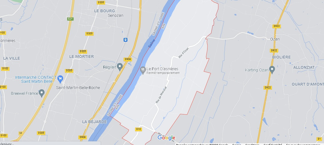 Où se Asnières-sur-Saône (01570)