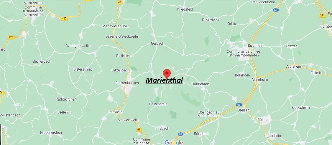 Où se situe Marienthal Allemagne