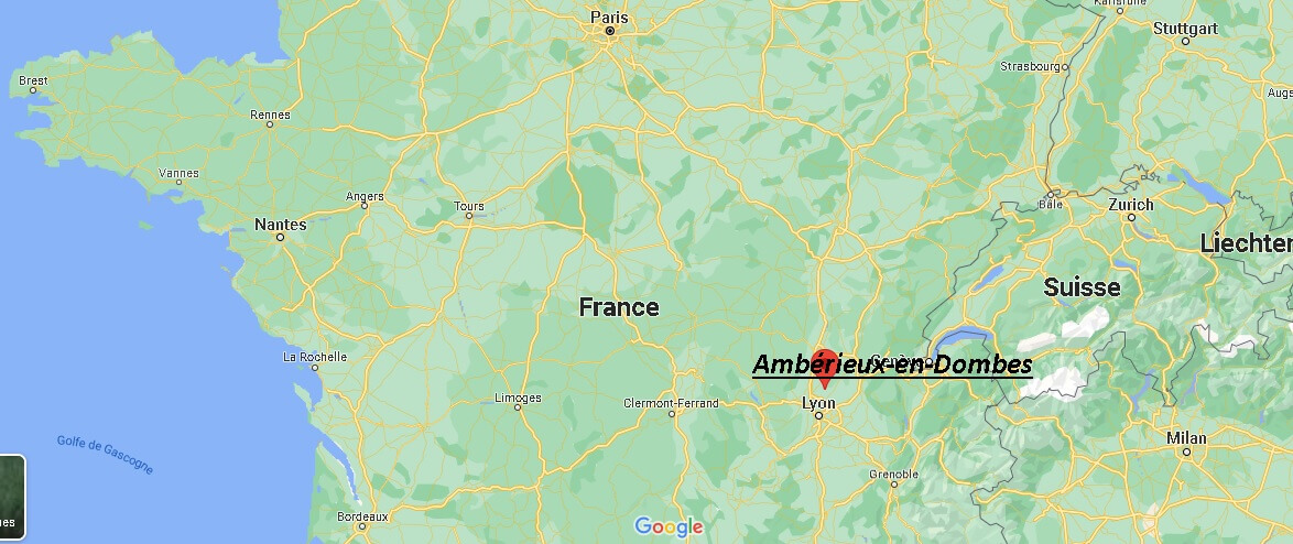 Où se trouve Ambérieux-en-Dombes