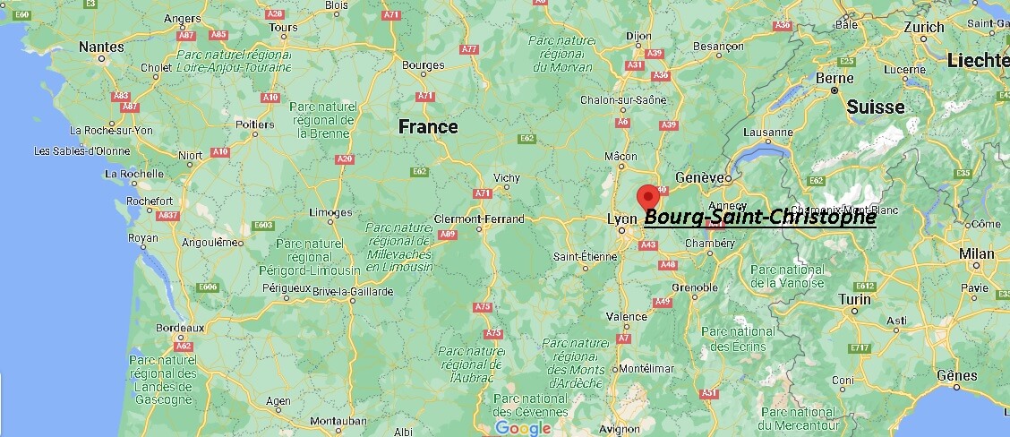 Où se trouve Bourg-Saint-Christophe