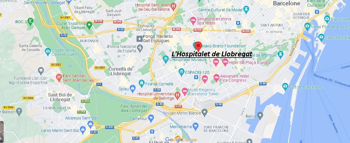 Où se trouve L'Hospitalet de Llobregat? Où se situe L'Hospitalet de Llobregat