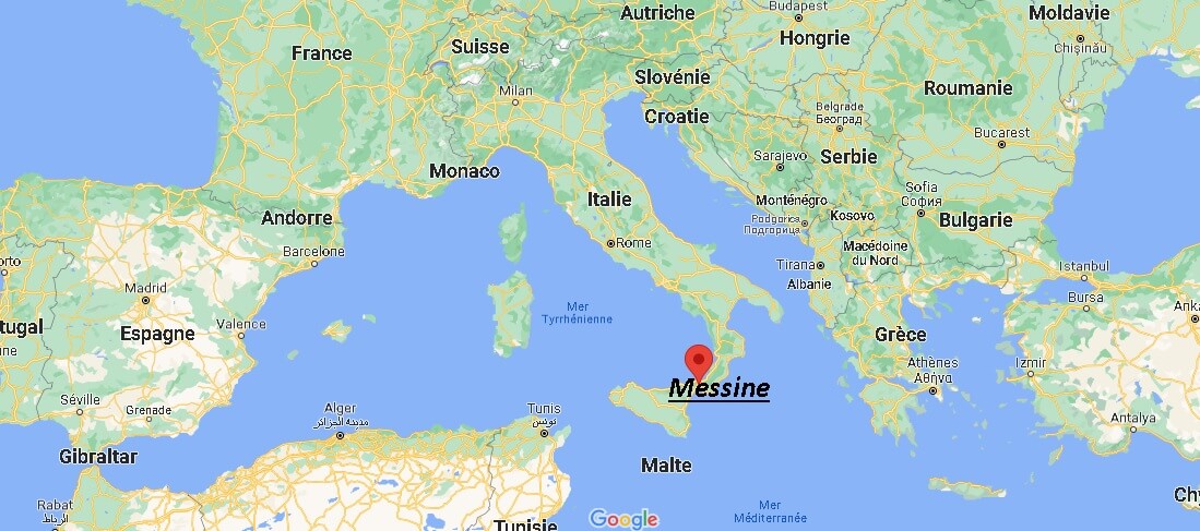 Où se trouve Messine Italie