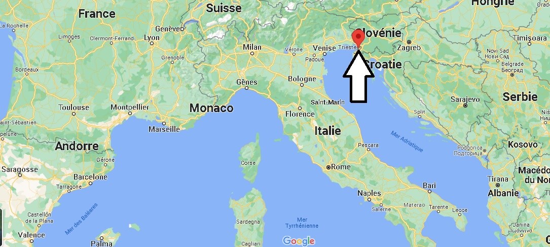 Où se trouve Trieste Italie