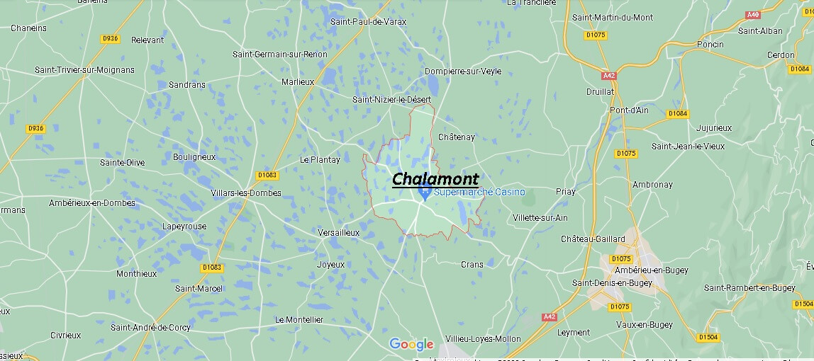 Dans quelle région se trouve Chalamont