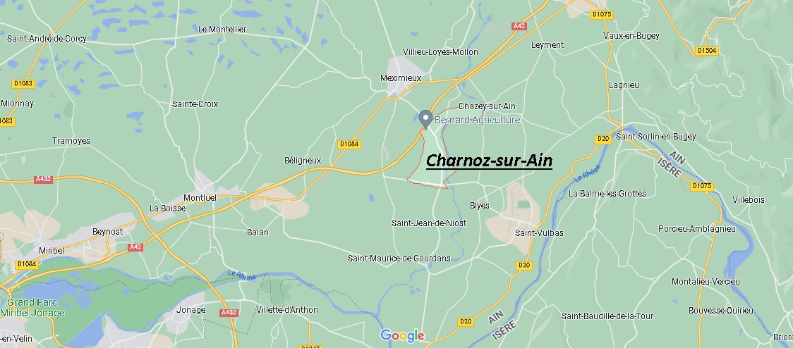 Dans quelle région se trouve Charnoz-sur-Ain