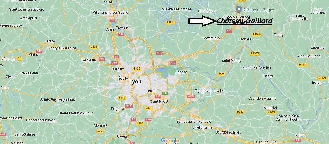 Dans quelle région se trouve Château-Gaillard
