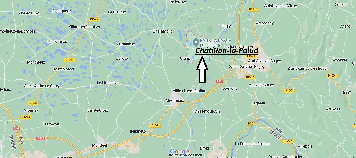 Dans quelle région se trouve Châtillon-la-Palud