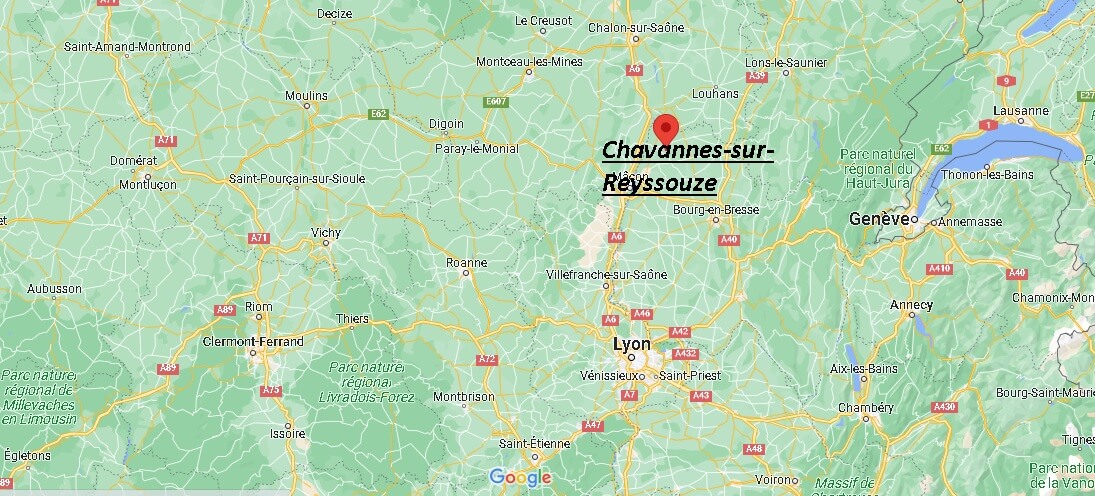 Dans quelle région se trouve Chavannes-sur-Reyssouze