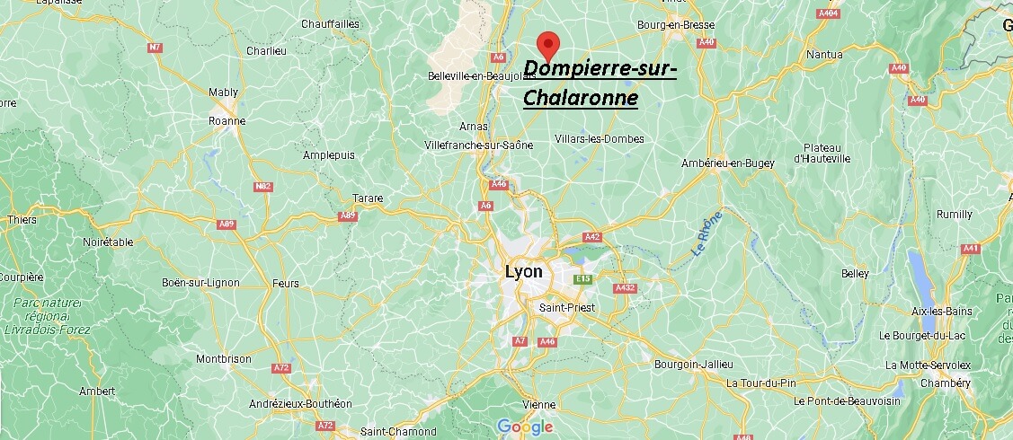 Dans quelle région se trouve Dompierre-sur-Chalaronne