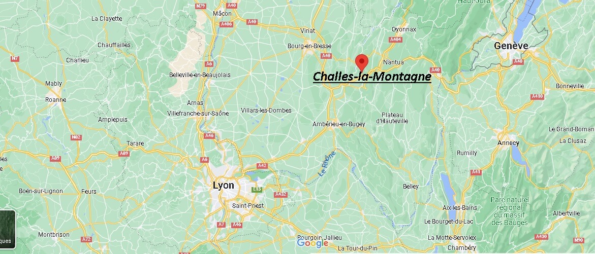 Où se situe Challes-la-Montagne (01450)