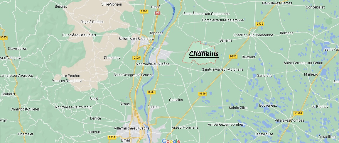 Où se situe Chaneins (01990)