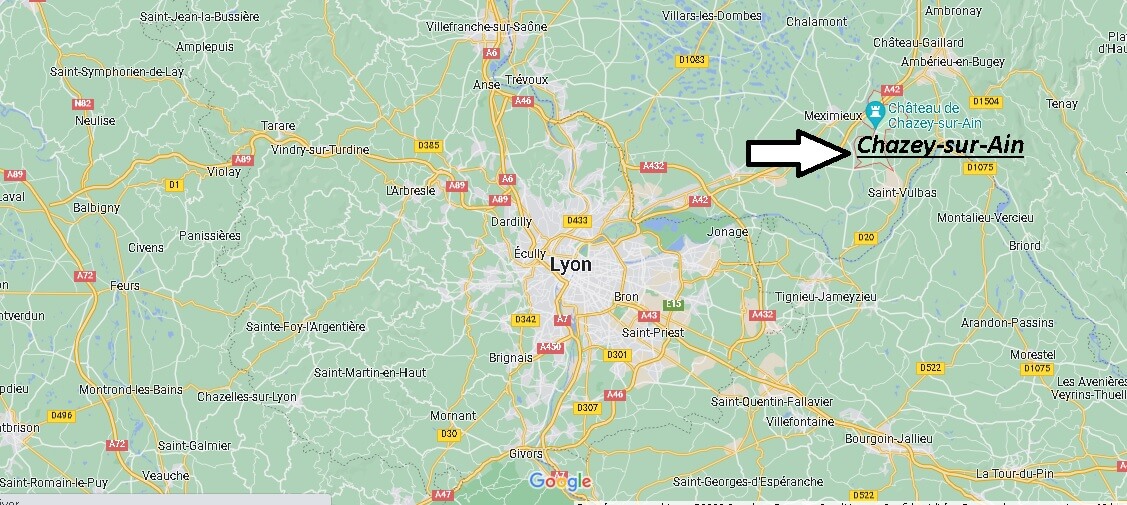 Où se situe Chazey-sur-Ain (01150)