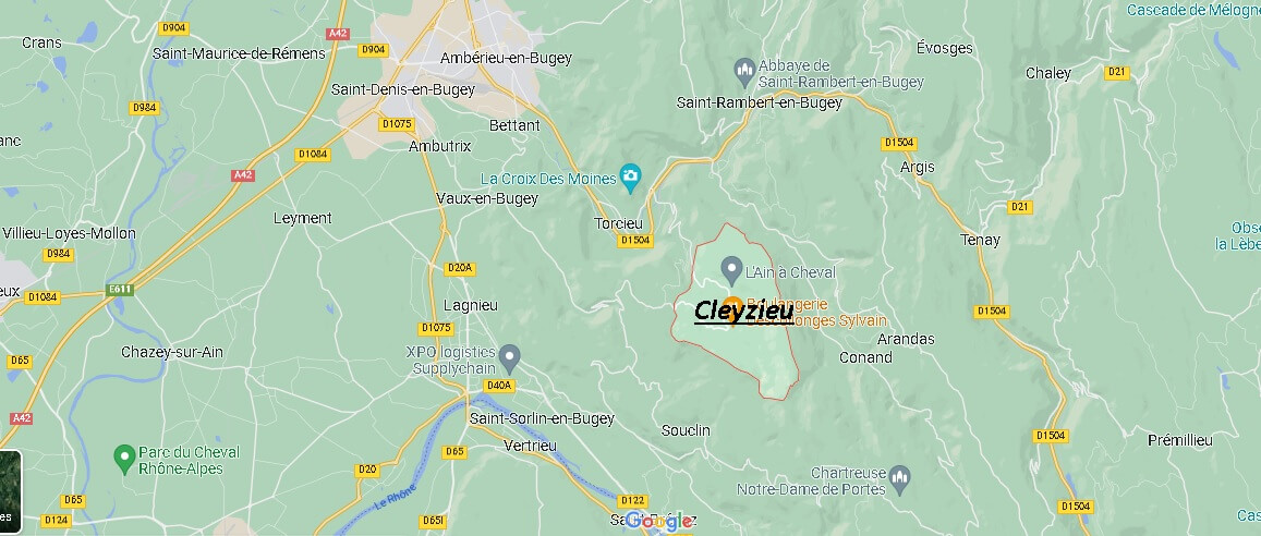 Où se situe Cleyzieu (01230)