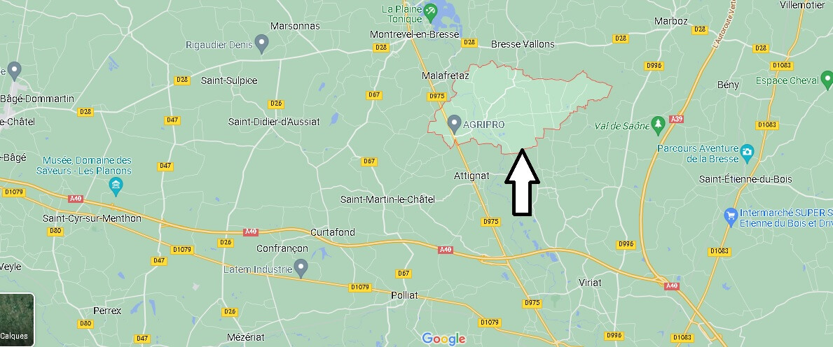 Où se situe Cras-sur-Reyssouze (01340)
