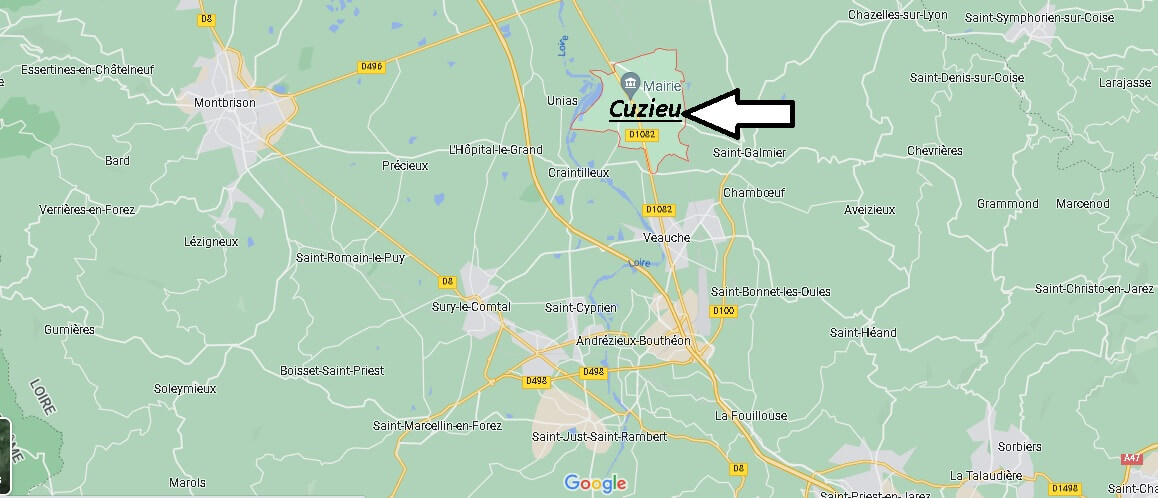 Où se situe Cuzieu (01300)
