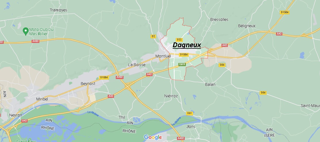 Où se situe Dagneux (01120)