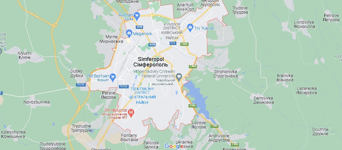 Où se situe Simferopol
