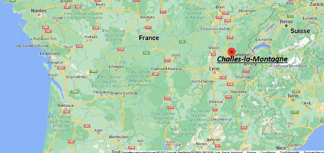 Où se trouve Challes-la-Montagne