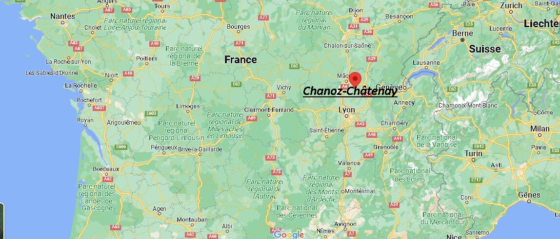 Où se trouve Chanoz-Châtenay