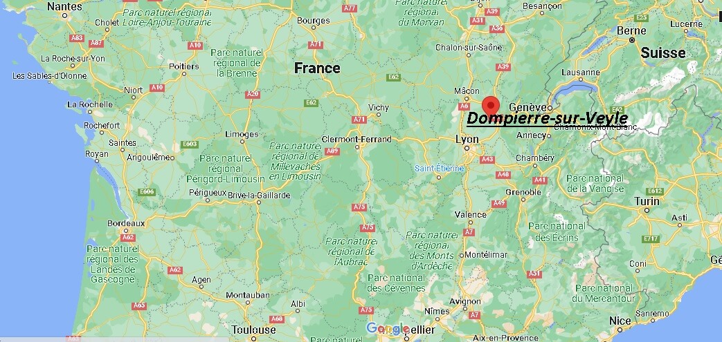 Où se trouve Dompierre-sur-Veyle