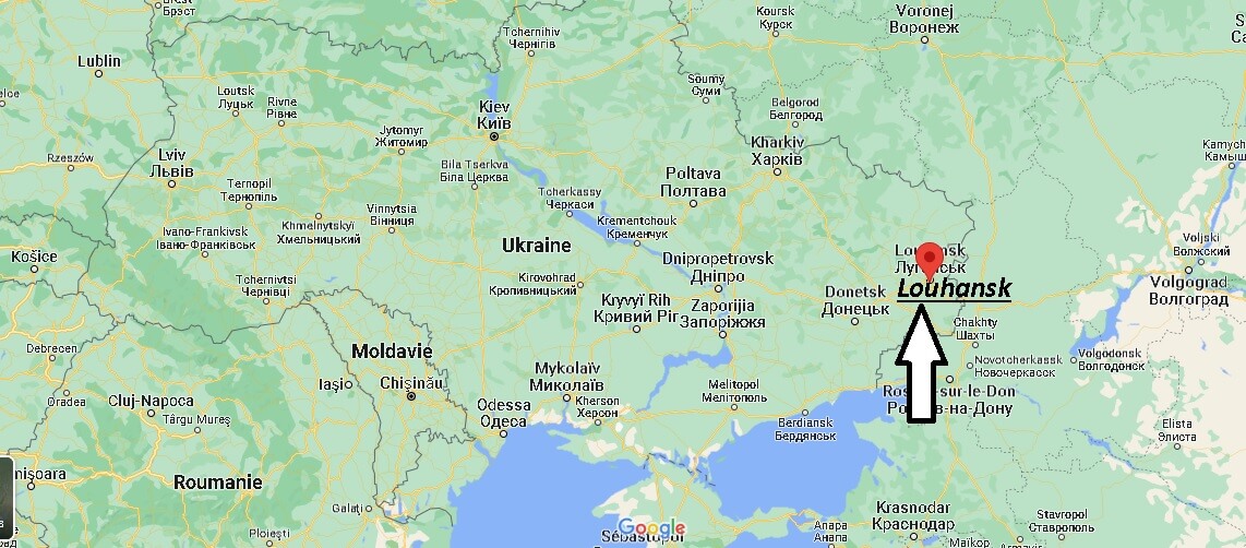 Où se trouve Louhansk