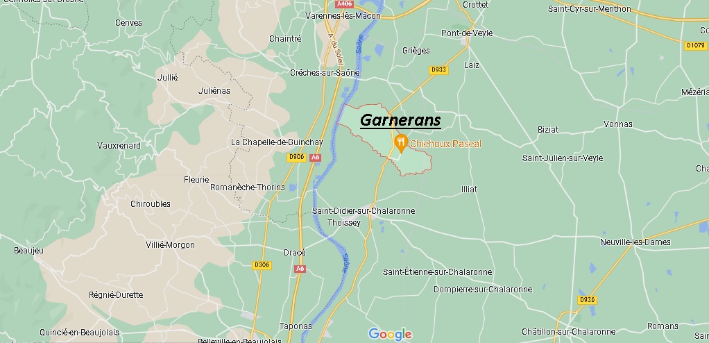 Où se situe Garnerans (01140)