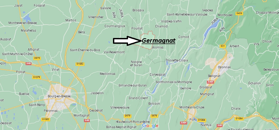 Où se situe Germagnat (01250)