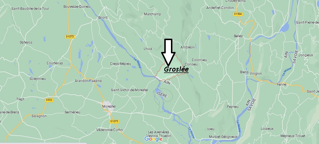 Où se situe Groslée (01680)