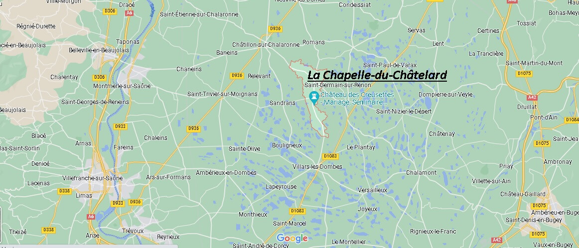 Où se situe La Chapelle-du-Châtelard (01240)
