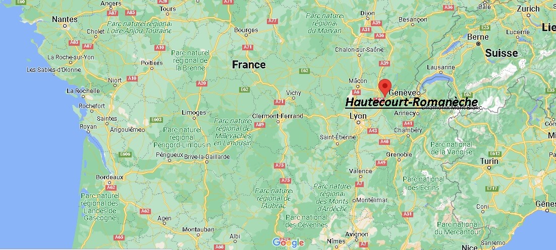 Où se trouve Hautecourt-Romanèche