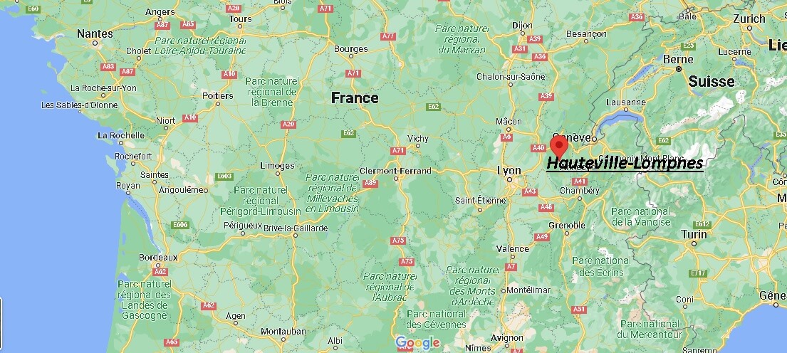 Où se trouve Hauteville-Lompnes