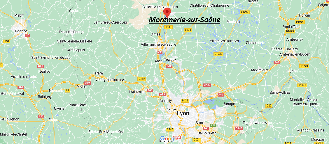 Dans quelle région se trouve Montmerle-sur-Saône