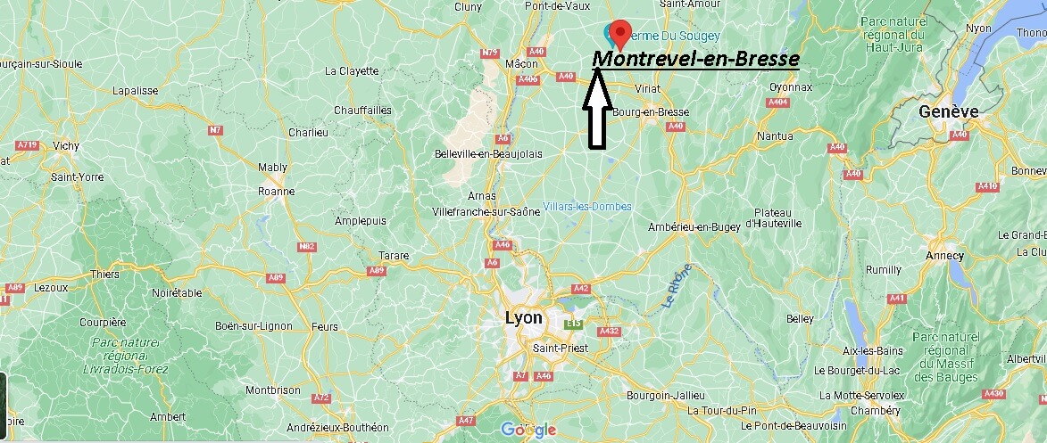 Dans quelle région se trouve Montrevel-en-Bresse
