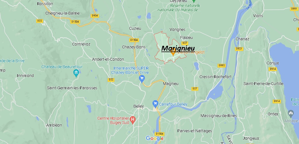 Où se situe Marignieu (01300)