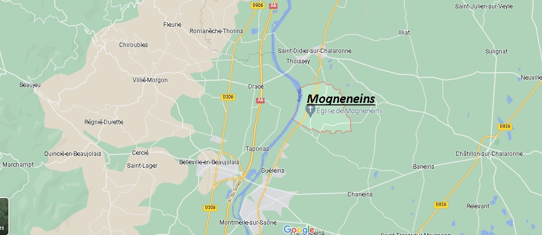 Où se situe Mogneneins (01140)
