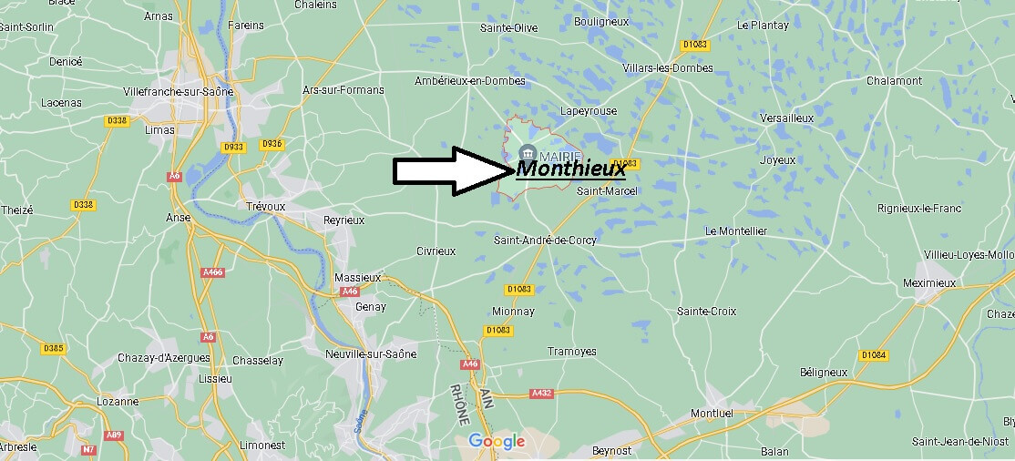 Où se situe Monthieux (01390)