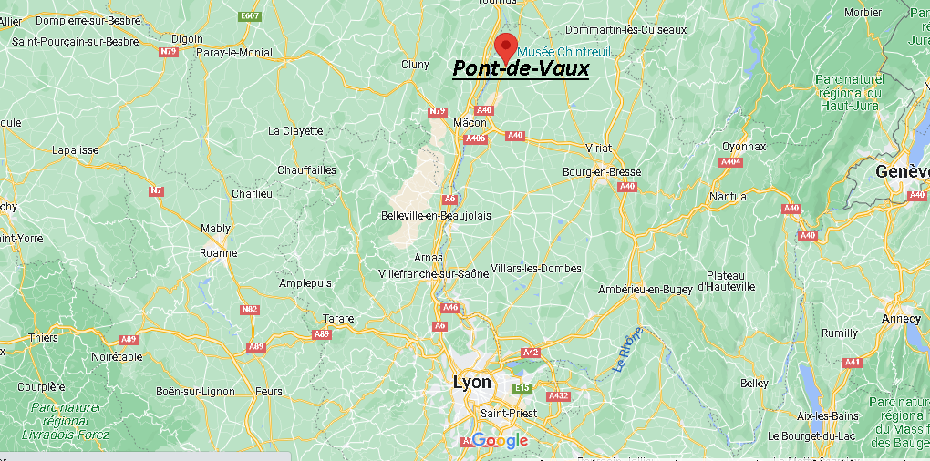 Dans quelle région se trouve Pont-de-Vaux