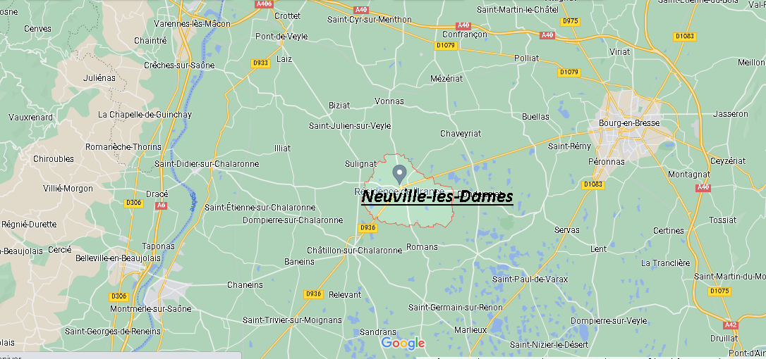 Où se situe Neuville-les-Dames (01400)