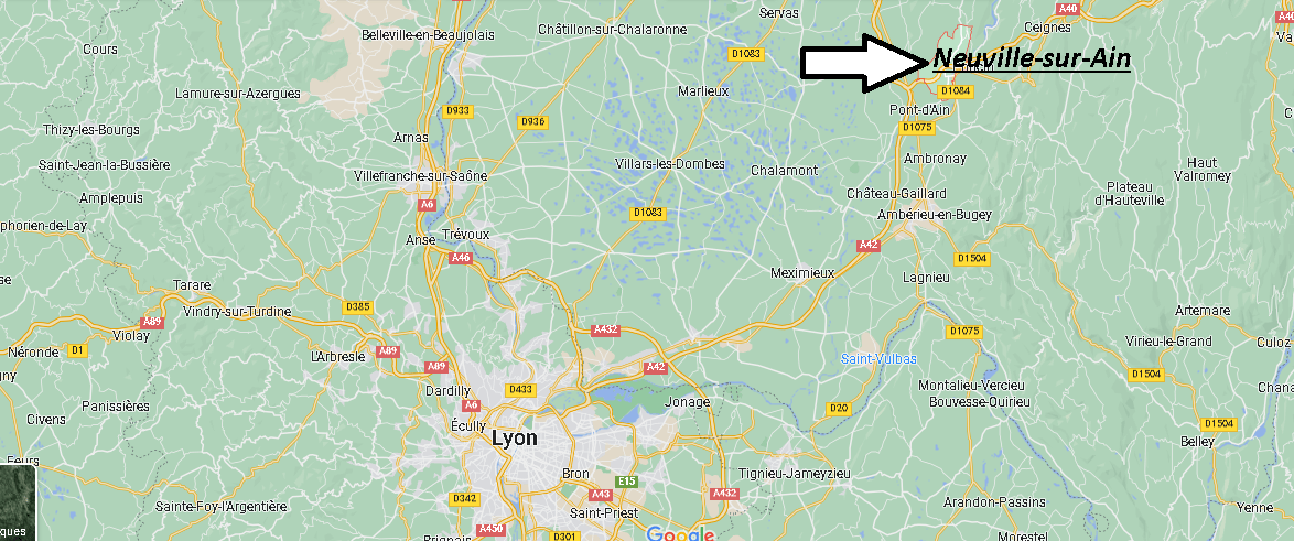 Où se situe Neuville-sur-Ain (01160)