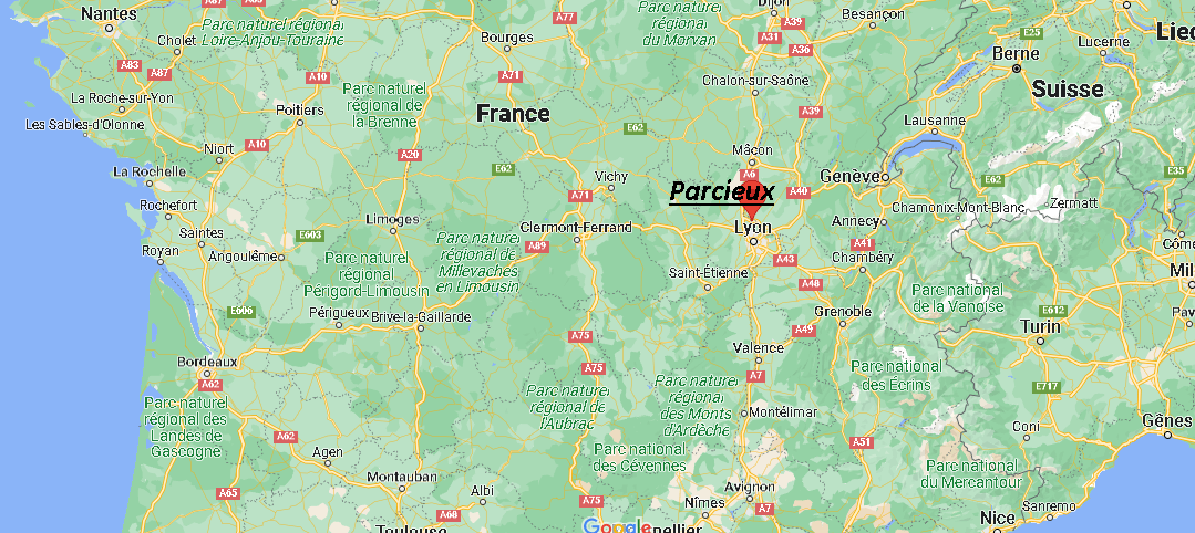 Où se trouve Parcieux