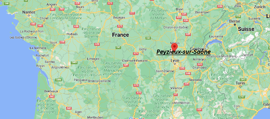 Où se trouve Peyzieux-sur-Saône